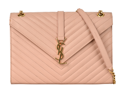 Large Envelope, Leather, Pink, 0615, 2*